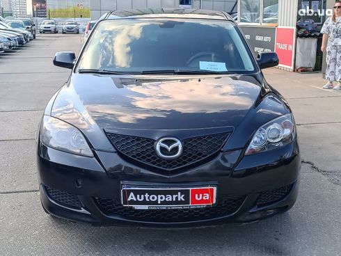 Mazda 3 2007 черный - фото 2