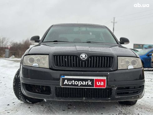 Skoda Superb 2008 черный - фото 2