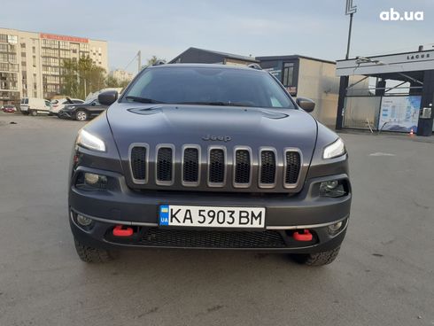 Jeep Cherokee 2014 серый - фото 2