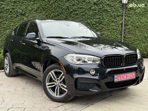 BMW X6 2018 синий - фото 10