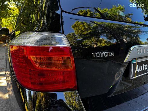 Toyota Highlander 2008 черный - фото 8