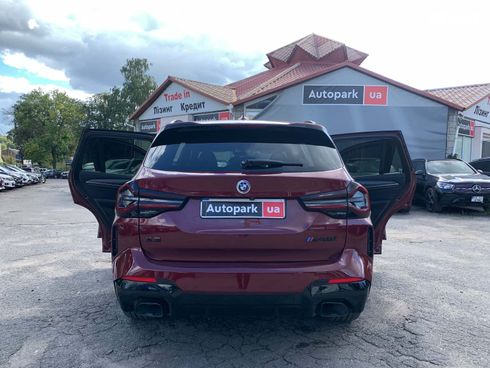 BMW X3 2022 красный - фото 8