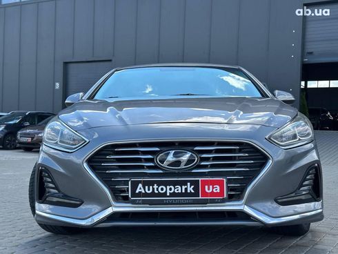 Hyundai Sonata 2018 серый - фото 2