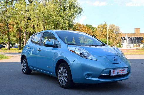 Nissan Leaf 2015 синий - фото 3