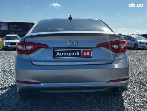 Hyundai Sonata 2015 серый - фото 7