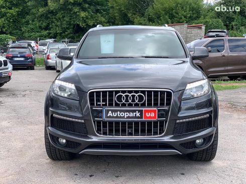 Audi Q7 2013 серый - фото 2