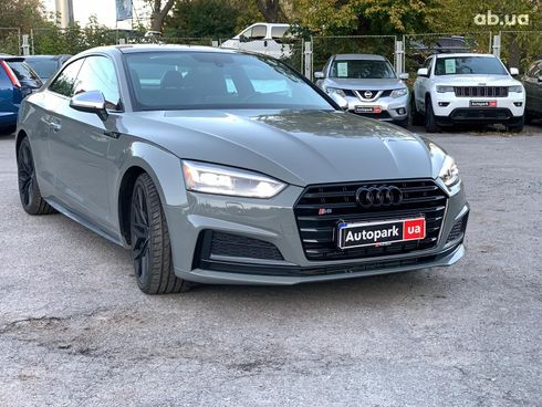 Audi S5 2017 серый - фото 3