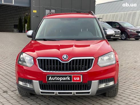 Skoda Yeti 2014 красный - фото 2