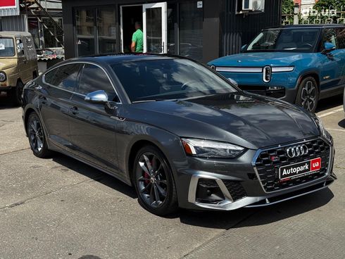Audi S5 2023 серый - фото 3