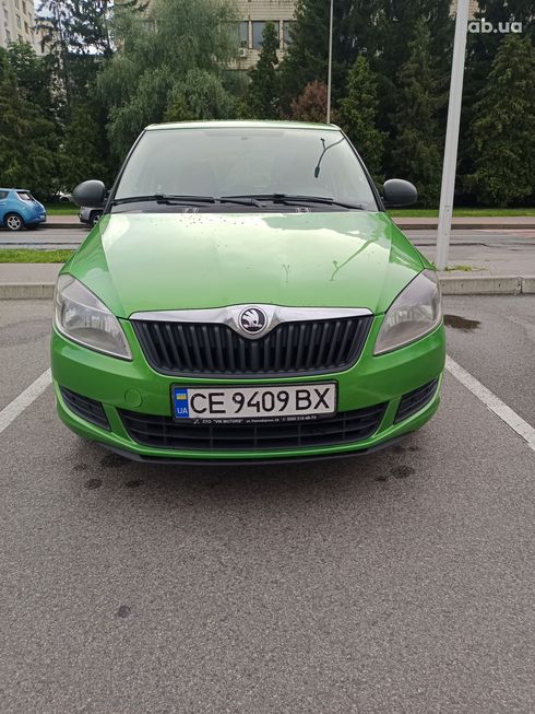 Skoda Fabia 2014 зеленый - фото 8