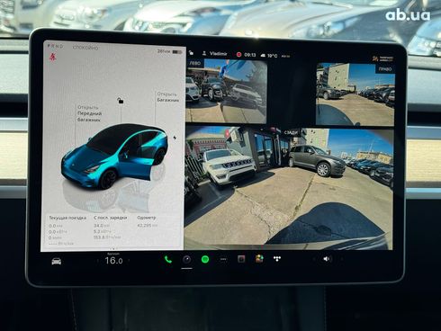 Tesla Model Y 2023 серый - фото 16