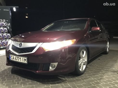 Acura TSX 2010 вишневый - фото 3