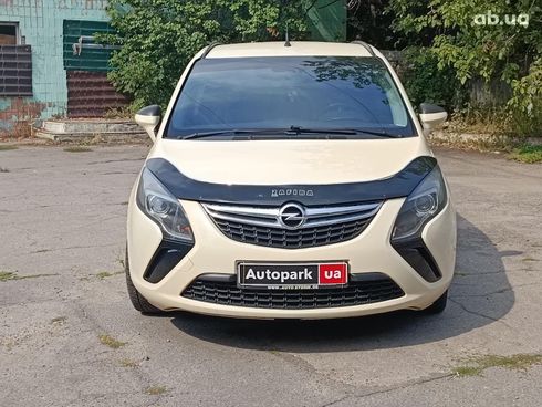 Opel Zafira 2012 бежевый - фото 2