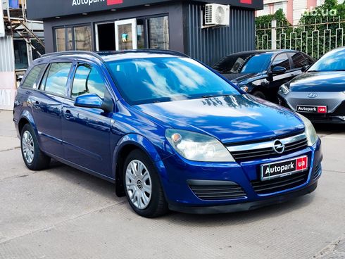 Opel Astra 2006 синий - фото 10