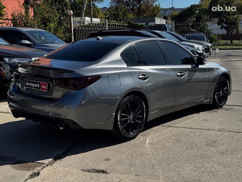 Infiniti Q50 2018 серый - фото 6