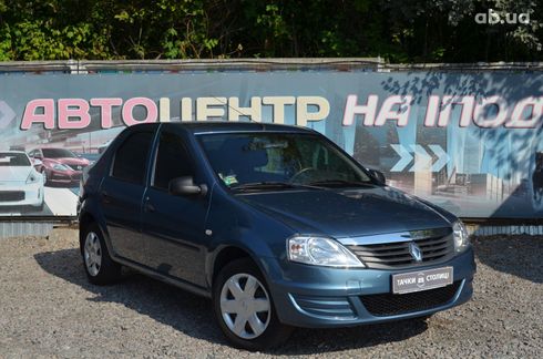 Renault Logan 2010 синий - фото 3