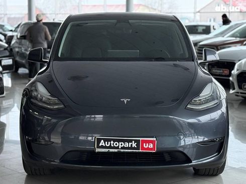 Tesla Model Y 2022 серый - фото 2