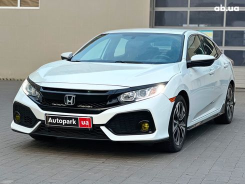 Honda Civic 2016 белый - фото 2