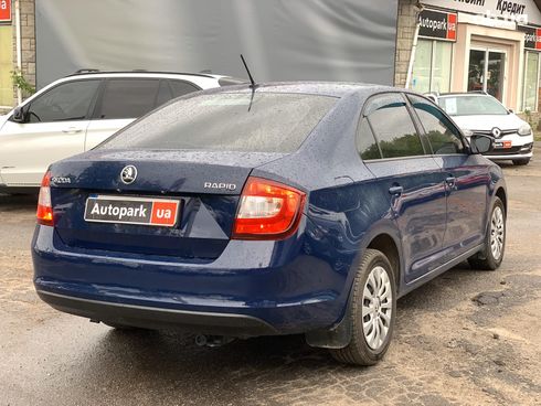 Skoda Rapid 2018 синий - фото 5