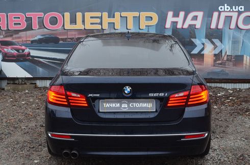 BMW 5 серия 2014 синий - фото 8