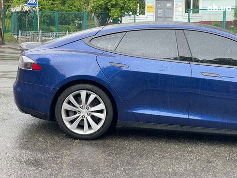 Tesla Model S 2015 синий - фото 5