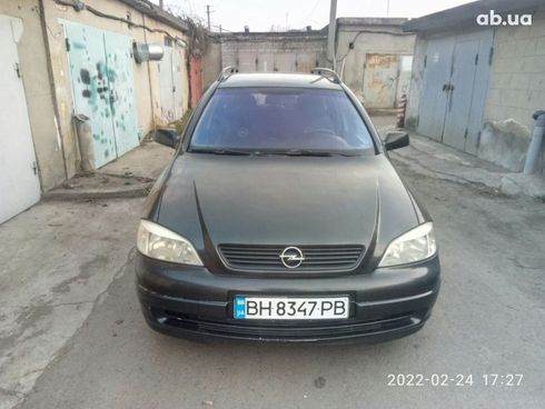 Opel Astra G 2001 черный - фото 1
