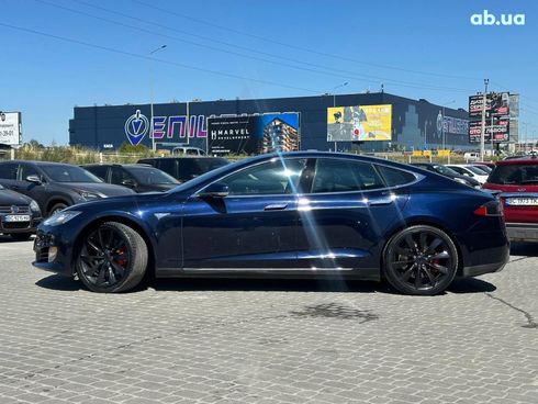 Tesla Model S 2015 синий - фото 6