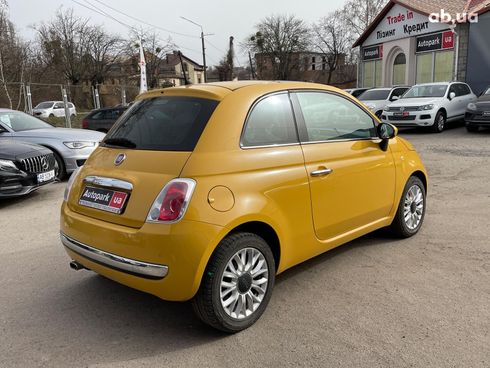 Fiat 500 2014 желтый - фото 13