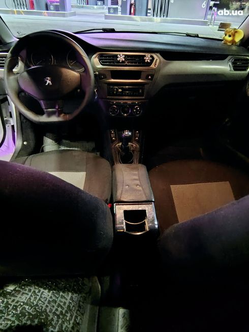 Peugeot 301 2017 белый - фото 2