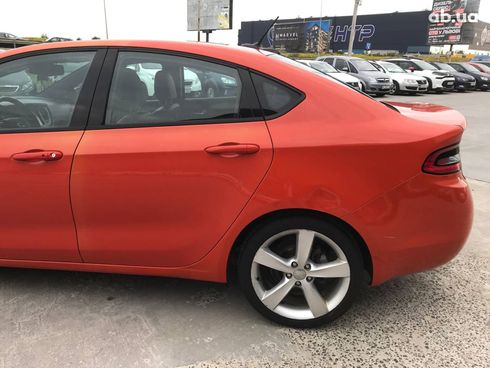Dodge Dart 2015 оранжевый - фото 5
