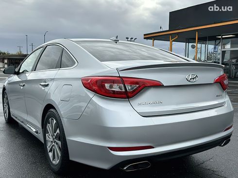 Hyundai Sonata 2017 серебристый - фото 6