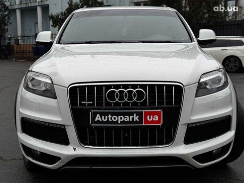 Audi Q7 2015 белый - фото 3