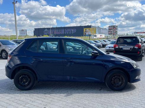 Skoda Fabia 2016 синий - фото 4