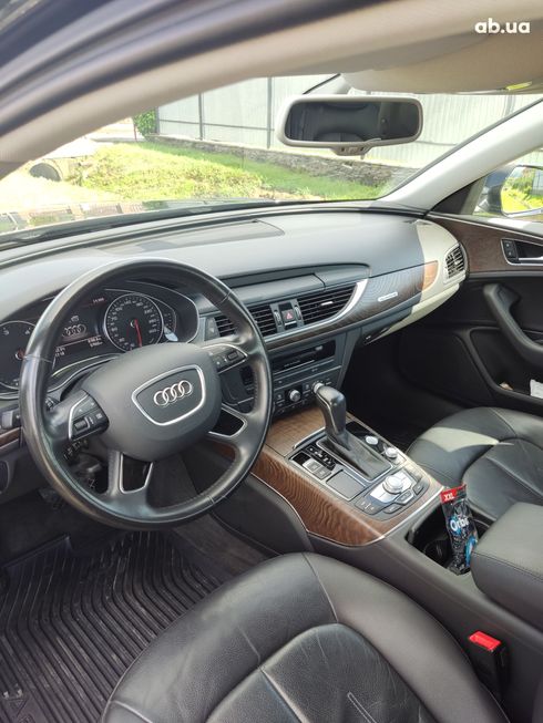 Audi A6 2015 черный - фото 2