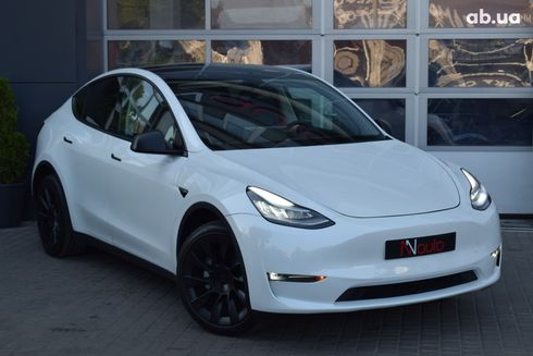 Tesla Model Y 2021 белый - фото 2