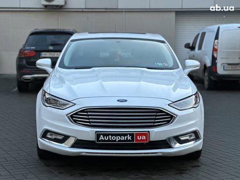 Ford Fusion 2017 белый - фото 2