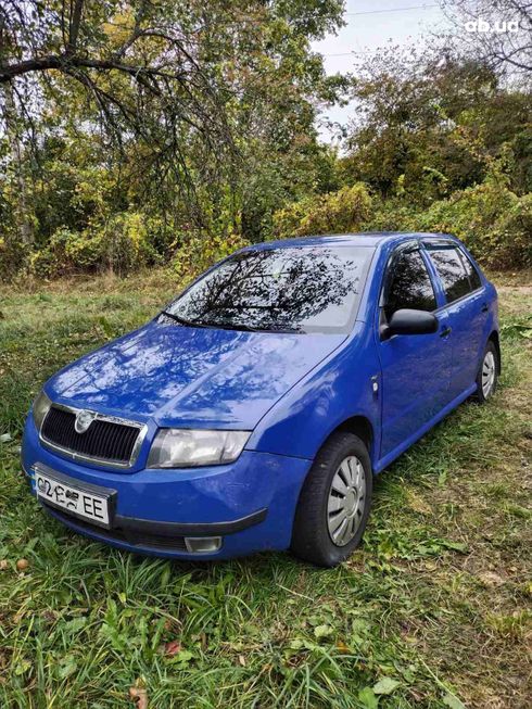 Skoda Fabia 2004 синий - фото 3