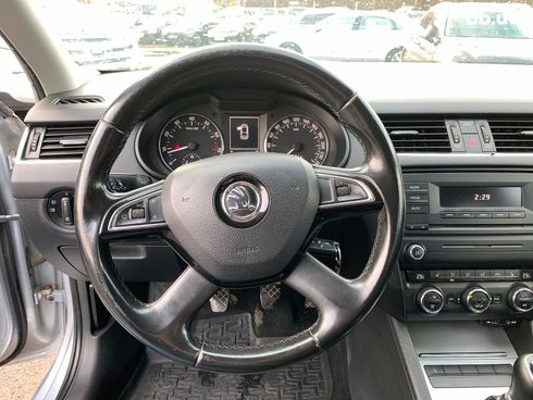 Skoda octavia a7 2014 серый - фото 25