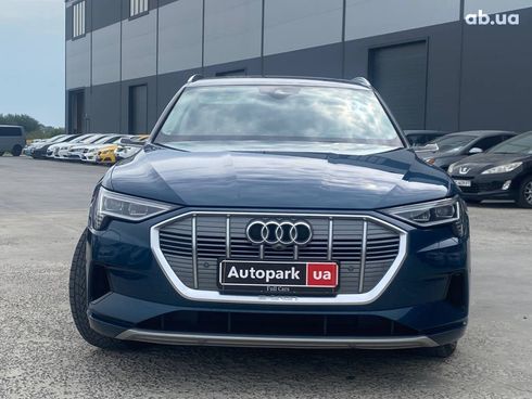Audi E-Tron 2019 синий - фото 2