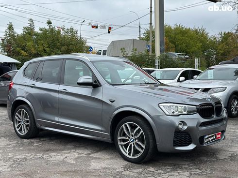 BMW X3 2015 серый - фото 4