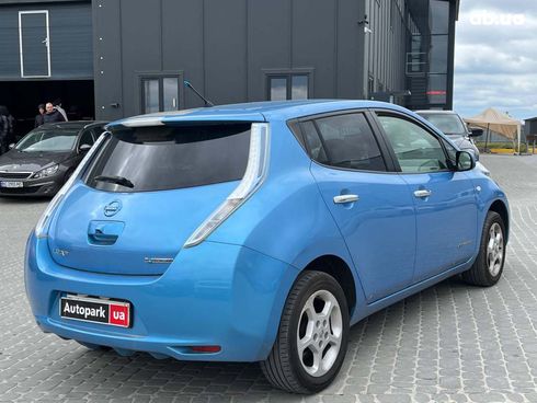 Nissan Leaf 2012 синий - фото 5