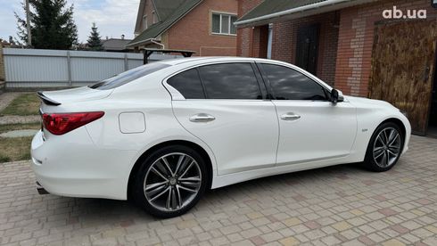 Infiniti Q50 2014 белый - фото 4