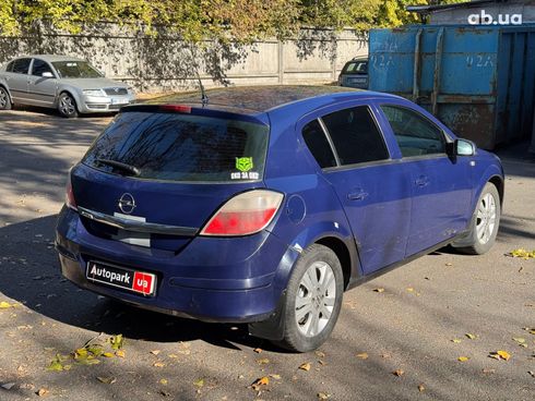 Opel Astra 2006 синий - фото 5