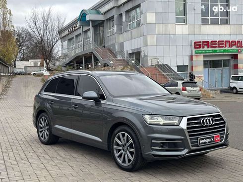 Audi Q7 2018 серый - фото 6