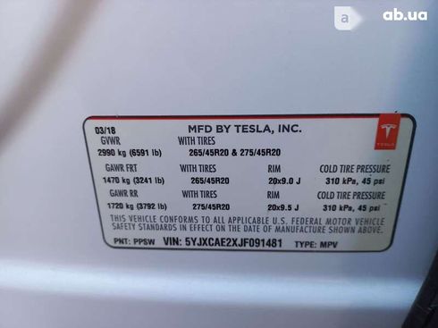 Tesla Model X 2018 - фото 26