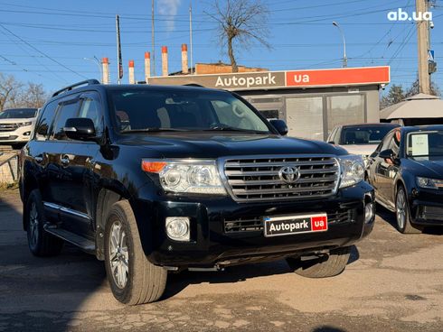 Toyota land cruiser 200 2015 черный - фото 3