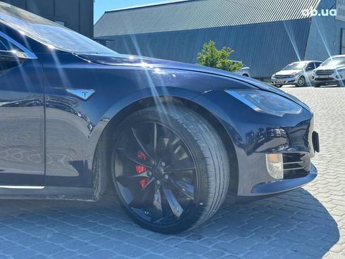 Tesla Model S 2015 синий - фото 13