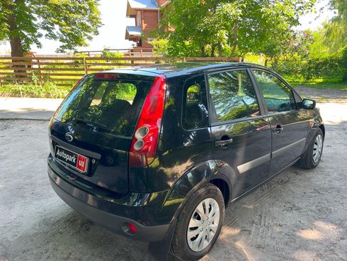 Ford Fiesta 2007 черный - фото 5