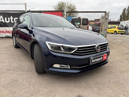 Volkswagen passat b8 2015 синий - фото 7