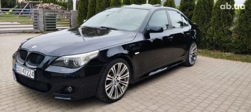 BMW 5 серия 2006 черный - фото 3